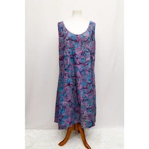 Our House Womens Dress Purple Blue Xl - image 1